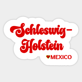 Schleswig-Holstein: I love Germany  Deutschland Sticker